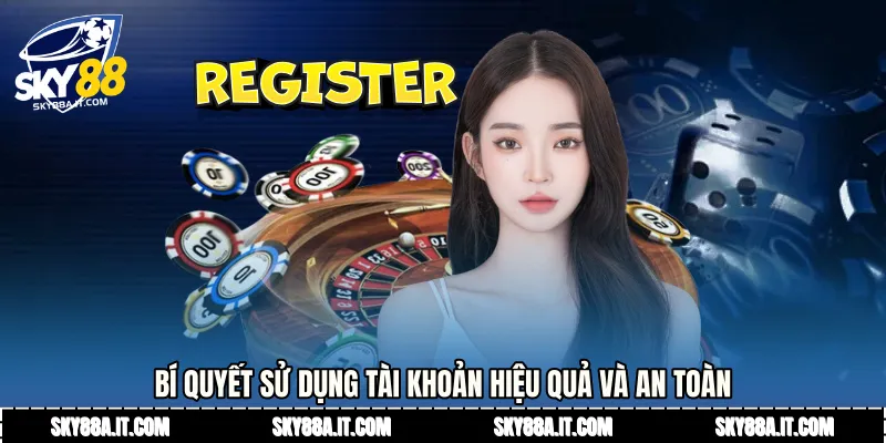 Bí quyết sử dụng tài khoản hiệu quả và an toàn