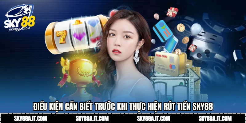 Điều kiện cần biết trước khi thực hiện rút tiền Sky88